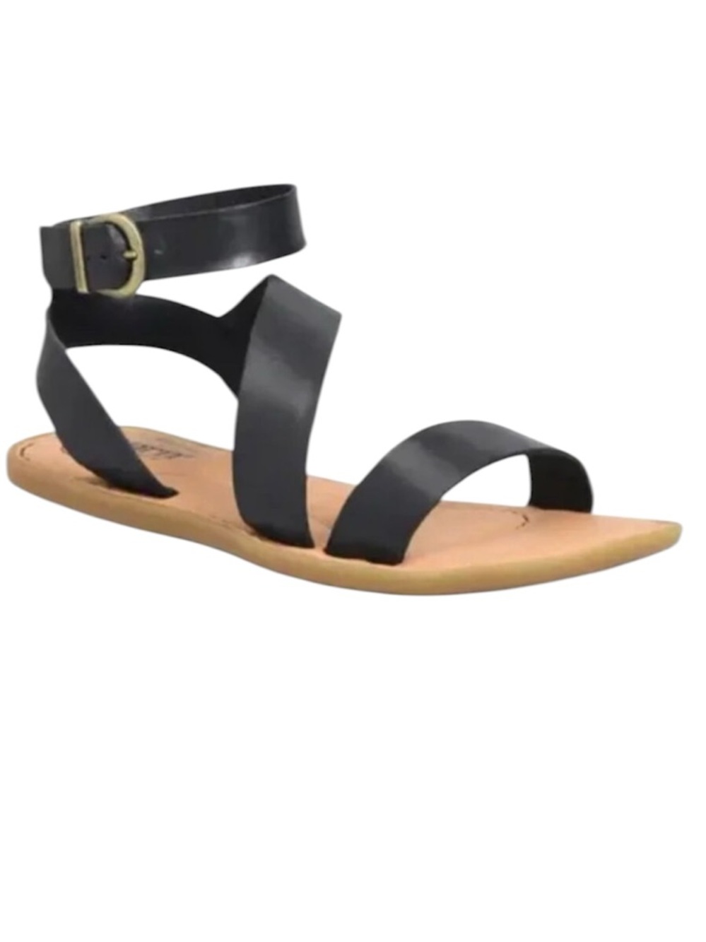 New! Born Leah Ankle Strap Sandals in Black